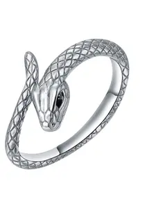 Latest Design High-End Snake Ring, Unique Snakeskin Print, Limited Edition Party Style, All Seasons Copper Chain Material