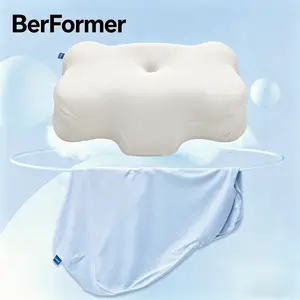 Butterfly Cervical Cloud Pillow - 2026 Pillow Awards Winner, Dual-Density Memory Foam, Ear-Friendly Design, Zoned Support, Pressure Relief, Heat Dissipation, Breathable Cooling Gel-Infused Cover for Side Sleepers