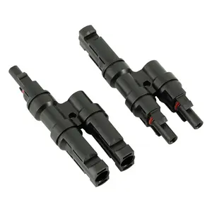 PowMr 1 Pair Solar Panel T Branch Cable Connection Waterproof Adapter Connector Extension