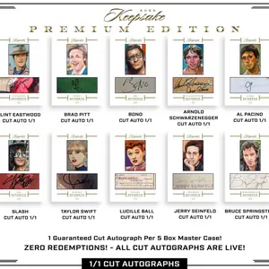 Pieces of the Past Keepsake Premium Edition (5 Super Premium Cards Per Box!)