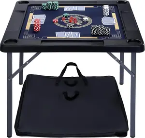 Dominoes and Mahjong Table - Folding Game Table 35 x 35 x 27 Inches