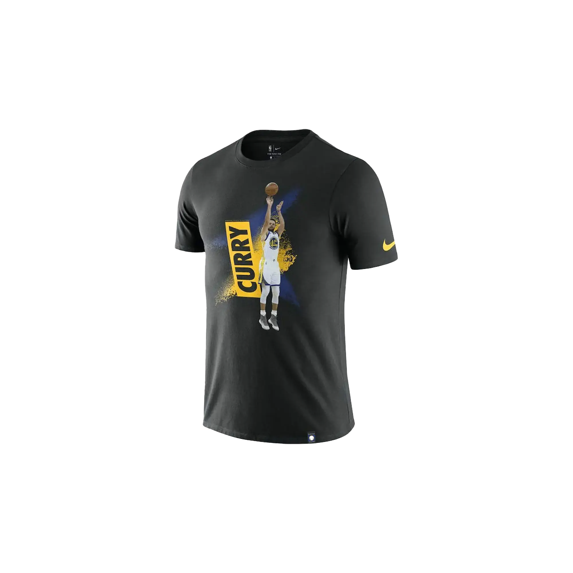 NBA Golden State Warriors Steph Curry Tee "Black" AQ7027 013