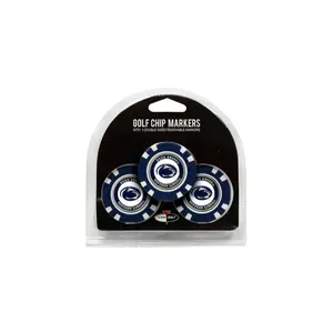 Penn State Golf Poker Chip Ball Markers 3 Pack