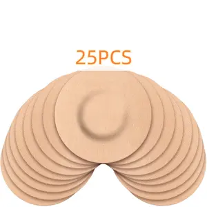 Freestyle Adhesive Patches, 25-Pack Sensor Covers for Libre 2/3 Enlite Medtronic Guardian, No Glue Design, Long-Lasting Fixation