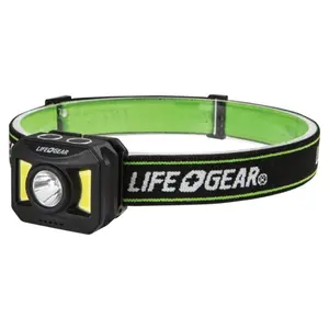 Life Gear  300 lm Adventure Rechargeable LED Headlamp