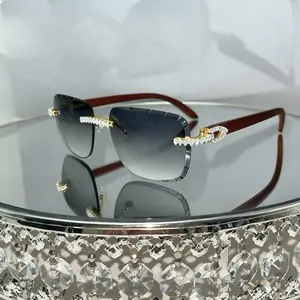 2025 Iced Out Diamond Rapper Sunglasses Men Women Luxury Fashion Square Shades 2025 Iced Out Diamond Rapper Sunglasses Men Women Luxury Fashion Square Shades