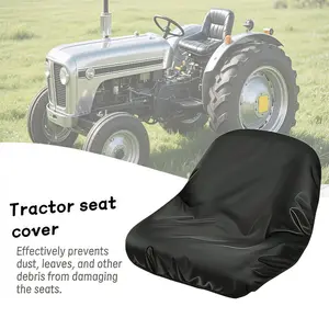 1 tractor seat cover - Heavy Duty black Oxford cloth material - suitable for multiple models, lawn mower seat cover, power area seat cover - suitable for outdoor, garden lawn and other scenes
