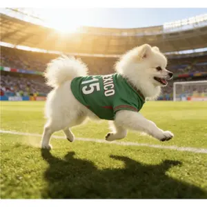 dog cat sweatshirt/football pet hoodie/sport striped clothes/ Lucky green football fan style pet sweatshirt striped design with letters  cuffs.Suitable for all petssporty outfit. Lightweight T-Shirt Breathable Summer Spring Cute Pajamas accessories
