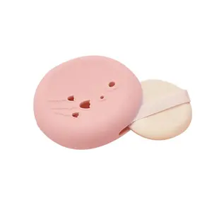 Travel Powder Puff Holder, Silicone Lightweight Makeup Sponge Beauty Puff Storage Case, Easy To Use