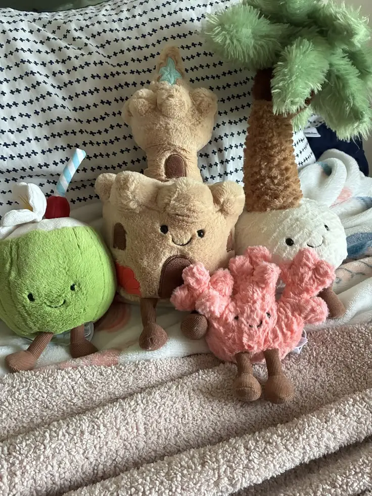 JellyCat Amuseables Coconut Plush Adorable Tropical Decor and Gift Item