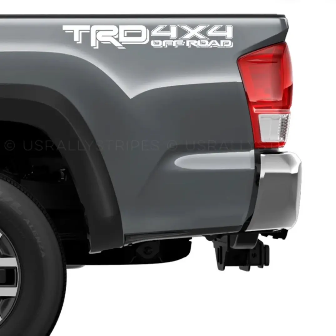 2 pcs  off road Decals Pair Sticker Truck bedside Vinyl