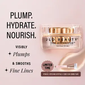 JLO BEAUTY That Blockbuster - Face Moisturizer, Hydrating Hyaluronic Acid Face Cream with Peptides, Plumps, Nourishes, Hydrates, Skin Care to Help Visibly Smooth & Supports Fine Lines & Wrinkles | 0.5 fl.oz - 1.7 fl.oz