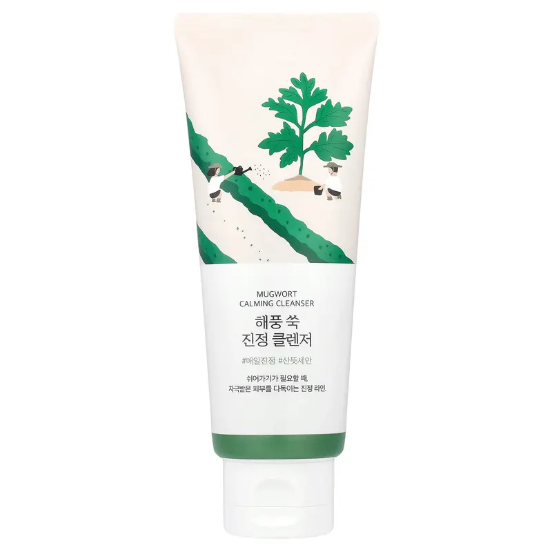 Round Lab Mugwort Calming Cleanser, 5.07 fl oz (150 ml)