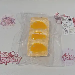 MissWu Squishy TabaSquishy Toy Handmade Squishy Stress Relief Toys Taba squishy - Lychee Squishy