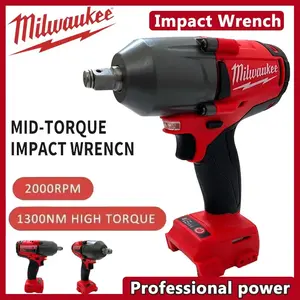 Milwaukee 2025 900NM Cordless Electric Wrench Large Torque Brushless Impact Wrench for Automotive & Truck Repair 18V Battery Power Tool Heavy Duty