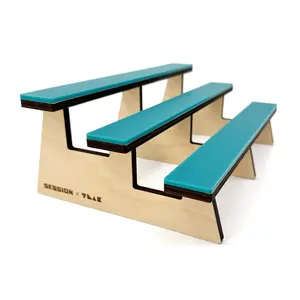 The Bleachers - Wooden Fingerboard Obstacle with Acrylic Surface
