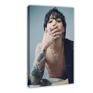 JungKook 4 bedroom canvas posters, hall wall art, bathroom canvas posters, home poster decoration