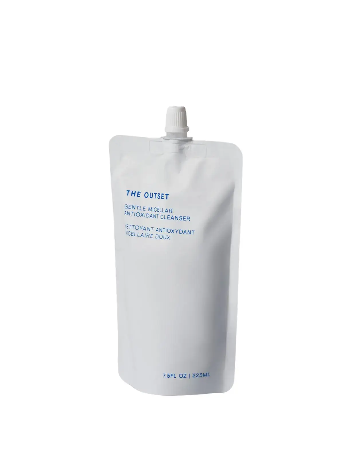 The Outset Gentle Micellar Antioxidant Cleanser Refill 7.5 FL OZ Sensitive Skin Facial Wash Gel for Purify Soothe & Refresh Antioxidant-rich Gel Luxurious Texture Balanced Skin