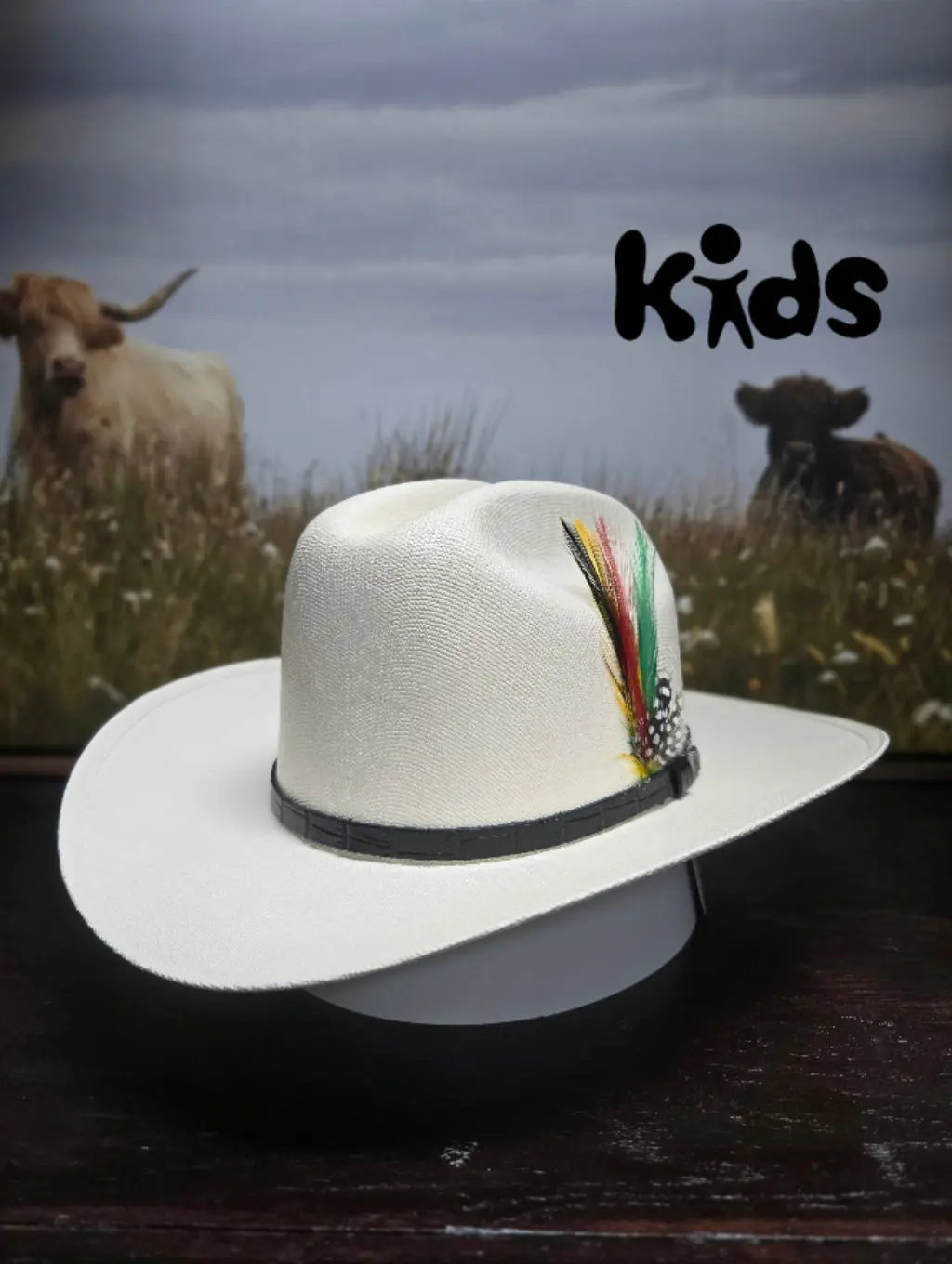 Stone Vaquerito/a Chaparral Lona Western Hat