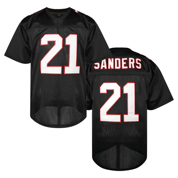 Men's #21 Football Jerseys - Polyester V-Neck Athletic Tops with Embroidered Letters & Numbers for Men - Loose Fit Training & Outdoor Sports,back to school,back to school haul