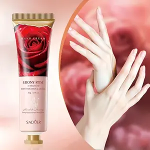 5-Pack Rose Scented Hand Creams, Niacinamide & Hyaluronic Acid Moisturizing, All-Season Hand Foot Care, Ideal Gift for Women