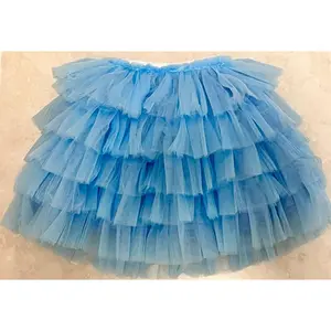 63 - Light Blue Tutu skirt