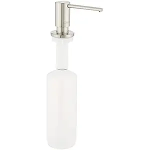 hansgrohe Bath and Kitchen SinkSoap, Focus 3-Inch, Steel Optic, 40438801 Soap Dispenser