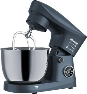 Gourmia 5 Qt Digital Stand Mixer, 10 Speed, Dough Hook, Whisk and Flat Beater