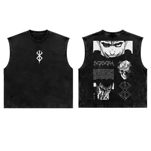 Berserk Workout Tank, Gym Tanktop, Workout Tank, Anime Merch Fan, Anime Tanktop,Gym Men's Top, Training Tank