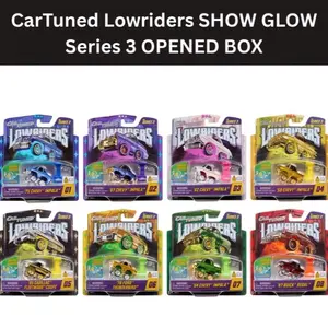 CarTuned Lowriders SHOW GLOW Series 3 Set of 8 Styles 2026 1/64 OPENED BOX