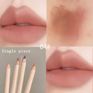 Herorange 4 Color Options Matte Liquid Lip Liner, Long Lasting Waterproof Velvet Nude Lip Liners, Includes Sharpener for Easy Application, Lip Liner Makeup Lipliner