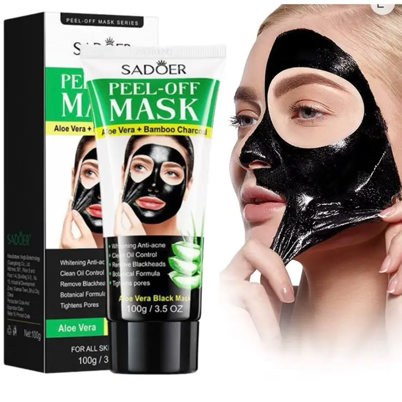 Activated Charcoal Blackhead Remover Peel-off Facial Mask - Paraben-Free Gentle Cleansing Treatment for Sensitive & All Skin Types, 120ML/8.9OZ, Deep Purifying for Smoother Skin