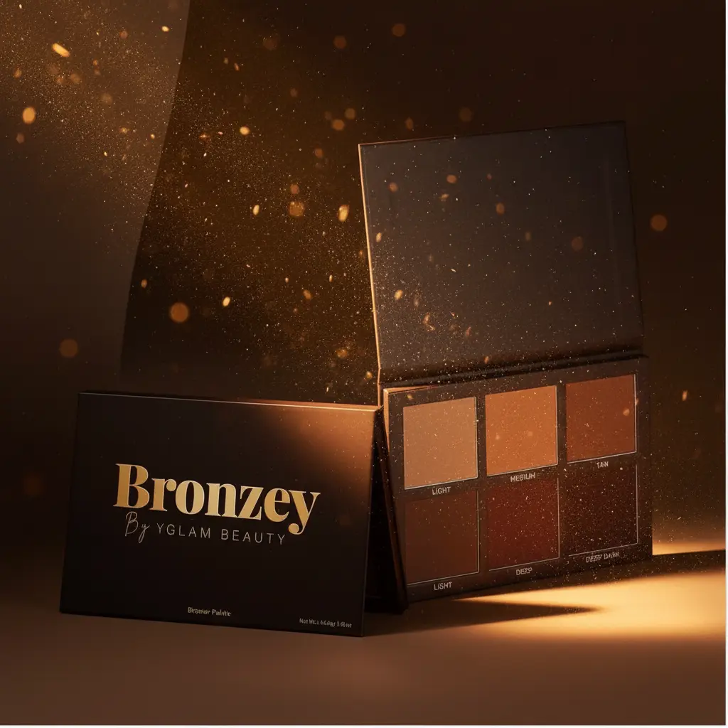 YGlam Bronzey Palette — 6-in-1 Bronzer & Contour
