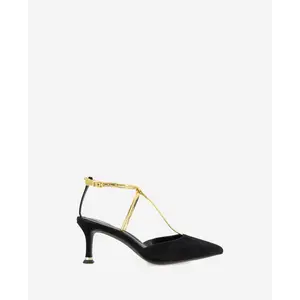 Umi T-Strap Suede Heel
