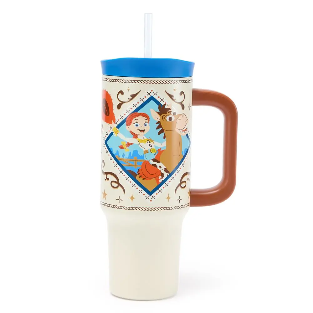 Disney Store Jessie and Bullseye 30 oz. Stainless Steel Travel Tumbler with Straw – Toy Story 5 Disney Store Jessie and Bullseye 30 oz. Stainless Steel Travel Tumbler with Straw – Toy Story 5