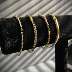 18K Gold Bracelets