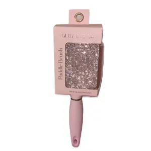 Glitz And Glam Paddle Hair Brush - Original Design for Effective Brushing, Ideal for Stylish Haircare