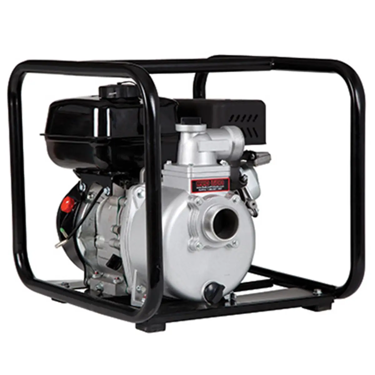Little Giant 6 HP OHV Internal Combustion Engine Drive Gas Semi-Trash Pump, 150 GPM High-Flow, Cast Iron Compact Design, 2 in. NPT Fittings, 3 in. Diameter Cylinder, 20 ft Suction Lift, Convenient Installation (617034-6RLAG-2LST)