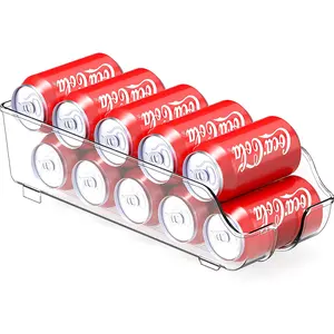 Can Dispense Refrigerator Organizer Storage,Clear Simple Houseware