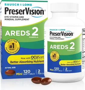 AREDS 2 Eye Support Supplement | Lutein, Zeaxanthin & Zinc for Healthy Vision | #1 Eye Doctor Recommended Brand