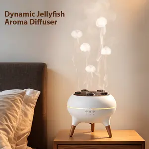 Aromatherapy Diffuser Humidifier - Automatic Color-Changing Lighted Magic Diffuser Humidifier with Dynamic & Direct Spray Modes, Ultra-Quiet Operation, Remote Control, Auto-Power-Off Protection, Suitable for Bedroom & Office must-have item