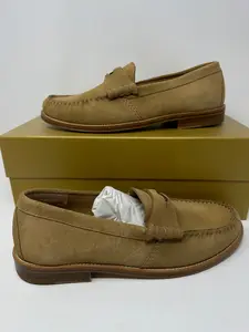 RHUDE Authentic Men's Slip On Loafer Shoes Tan Size 9M MSRP $595
