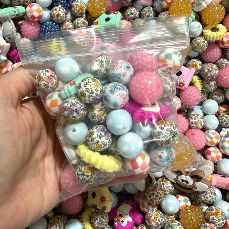 Garden Spring Silicone Beads