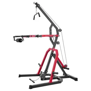 Home Gym Equipment, Leverage Gym with 2:1 Ratio LAT Low Row System, Strength Training Machine for Squats Deadlifts Bench Press Bicep Curls, Home Gym Machine, Adjustable Full Body Workout Station