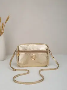 Fashion New Crossbody Bag, High-End Dual Zip Large Capacity Camera Bag, Trendy M Hardware Label, Versatile Shoulder Strap