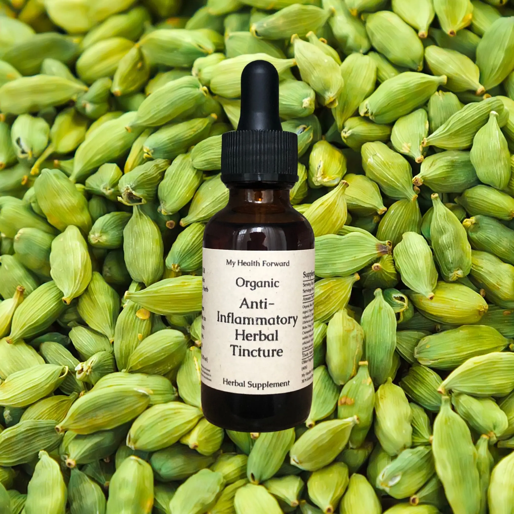 Organic Anti-inflammatory Herbal Tincture - Antioxidants and Anti-inflammatory Remedy