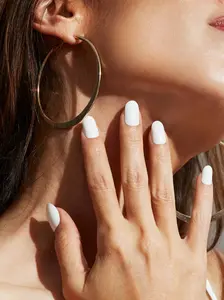 Static Nails Like-Acrylic Reusable Pop-On Manicures - Canvas Round - The Better, Long-Lasting Alternative to Salon Gels, Dips, Acrylics, and Press-On Nails