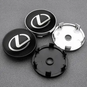 4PCS 60mm Car Wheel Center Hub Cap Badge Sticker Styling Accessories Car Decals For Lexus F Sport ES300 RX300 RX330 RX350 IS200 IS250 IS300 GS300 NX300 Ct200h ES300h IS300h NX300h GX470 LX570 LS430 LS460 LS GS NX UX RX LX GX