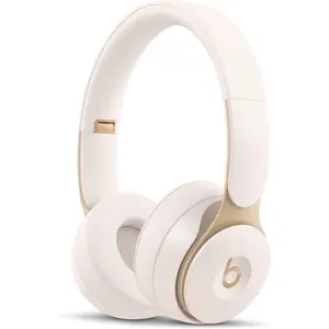 Solo Pro Wireless Noise Cancelling On-Ear Headphones Ivory Advanced Tech Comfortable Fit Ideal for Music Lovers & On-the-Go Use Beats by Dr. Dre
