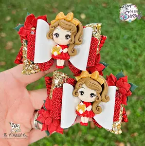 Christmas Gift Girl Pigtails